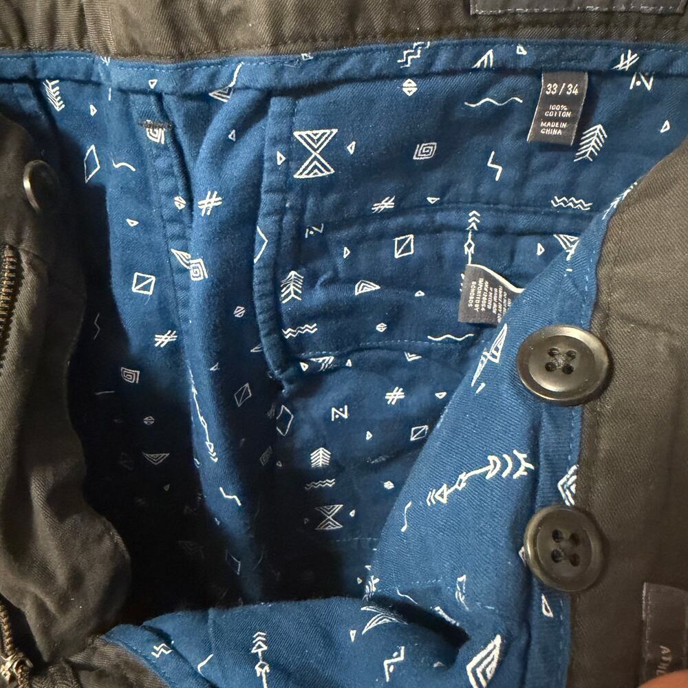 Bonobos Athletic Fit Pants Gray 33/34 Dark Gray - Picture 2 of 6